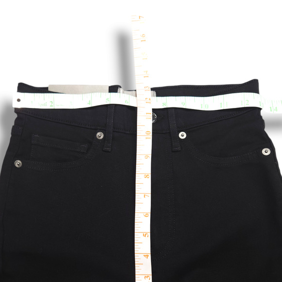 NWT Everlane Way-High Organic Cotton Blend Crop Skinny Jeans Sz. 27x26.50 Black - Picture 14 of 16